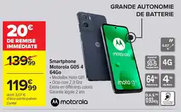 Carrefour MOTOROLA Smartphon Motorola G05 4 64Go offre