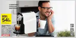 Carrefour MEDEK Machine à expresso blanche offre