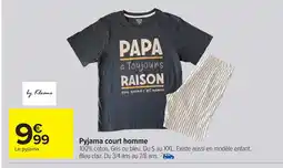 Carrefour Pyjama court homme offre
