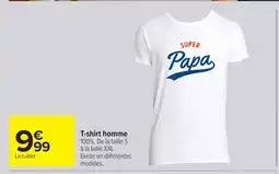 Carrefour T-shirt homme offre