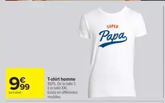 Carrefour T-shirt homme offre