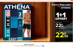 Carrefour ATHENA Boxers Easy color offre