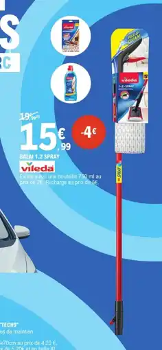 E.Leclerc VILEDA Balai 1.2 spray offre