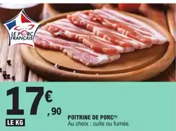 E.Leclerc Poitrine de porc offre