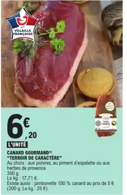 E.Leclerc TERROIR DE CARACTÈRE Canard gourmand offre