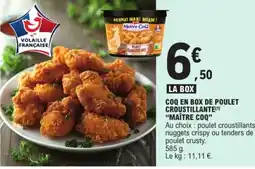 E.Leclerc MAÎTRE COQ Coq en box de poulet croustillante offre