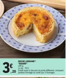 E.Leclerc Quiche lorraine offre