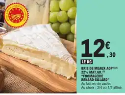 E.Leclerc Brie de meaux aop 22% mat gr offre