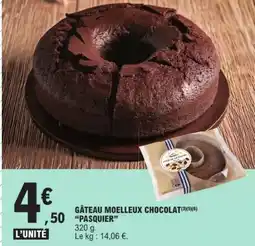 E.Leclerc Gâteau moelleux chocolat offre