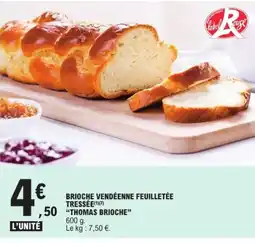 E.Leclerc Brioche vendéenne feuilletée tressée offre