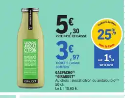 E.Leclerc GIRAUDET Gaspacho offre