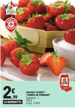 E.Leclerc Fraises filière offre