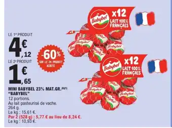 E.Leclerc BABYBEL Mini babybel 23% mat gr offre
