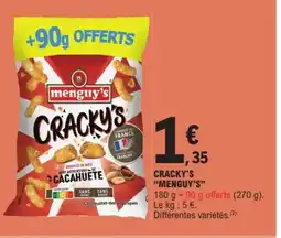 E.Leclerc MENGUY'S Crackys offre