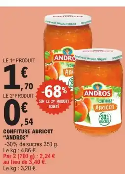 E.Leclerc ANDROS Confiture abricot offre