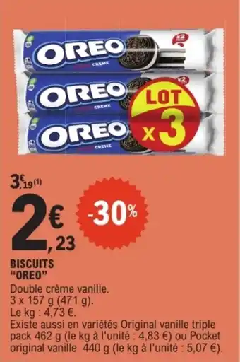 E.Leclerc OREO Biscuits offre