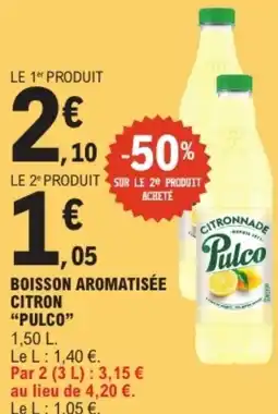 E.Leclerc PULCO Boisson aromatisée citron offre