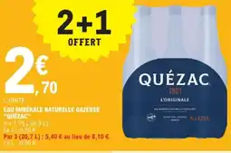 E.Leclerc QUÉZAC Eau minerale naturelle gazeuse offre