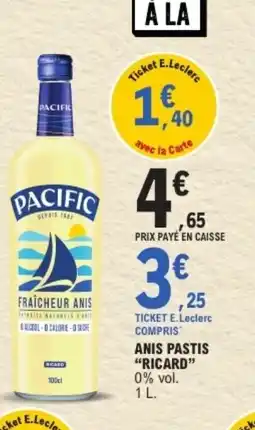 E.Leclerc RICARD Anis pastis offre