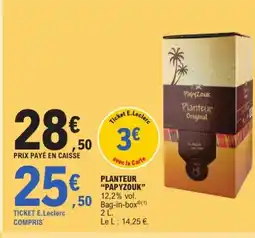 E.Leclerc PAPYZOUK Planteur offre