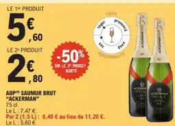 E.Leclerc ACKERMAN Aop saumur brut offre