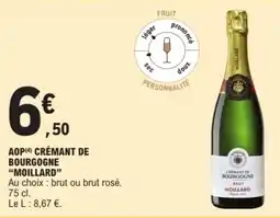 E.Leclerc MOILLARD Aop crémant de bourgogne offre