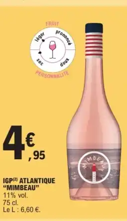 E.Leclerc MIMBEAU Igp atlantique offre
