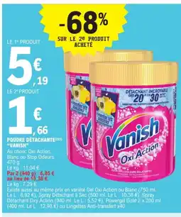 E.Leclerc VANISH Poudre detachante offre