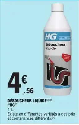 E.Leclerc HG Déboucheur liquide offre