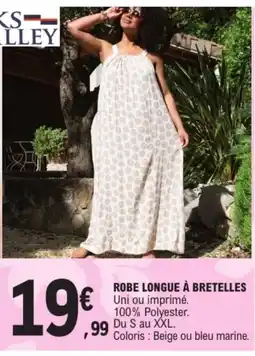 E.Leclerc Robe longue à bretelles offre