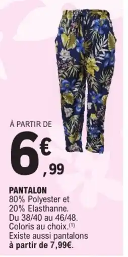 E.Leclerc Pantalon offre