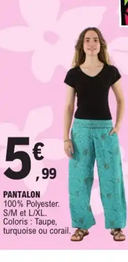 E.Leclerc Pantalon offre