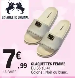 E.Leclerc Claquettes femme offre