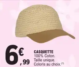 E.Leclerc Casquette offre