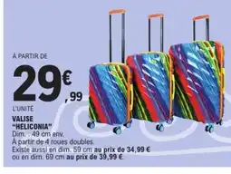E.Leclerc Valise heliconia offre