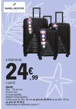 E.Leclerc Valise offre