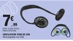 E.Leclerc Ventilateur tour de cou offre