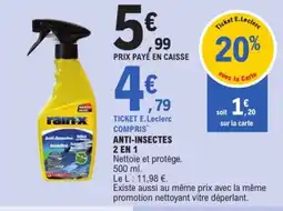 E.Leclerc Anti-insectes 2 en 1 offre