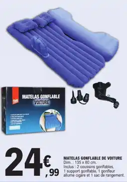 E.Leclerc Matelas gonflable de voiture offre