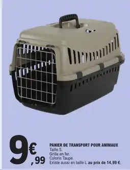E.Leclerc Panier de transport pour animaux offre