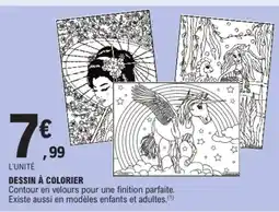 E.Leclerc Dessin à colorier offre