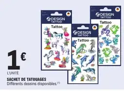 E.Leclerc Sachet de tatouages offre