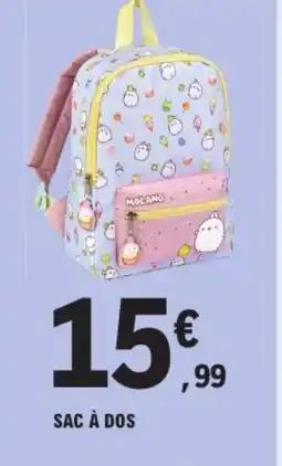 E.Leclerc Sac à dos offre