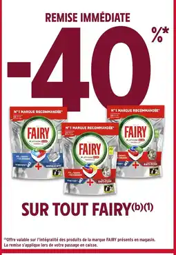 Intermarché FAIRY Sur tout offre