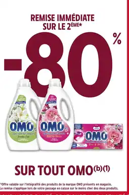 Intermarché OMO Sur tout offre