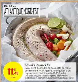 Intermarché Dos de lieu noir offre