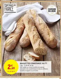 Intermarché Baguettes constance offre