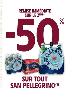 Intermarché SAN PELLEGRINO Sur tout offre