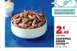 U Express Crevettes grises offre