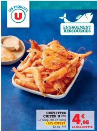 U Express Crevettes cuites u offre
